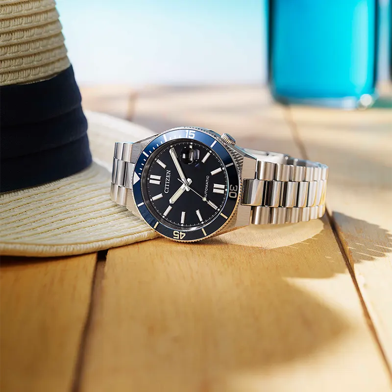 Citizen Tsuyosa Shore Automatic Blue Dial Men's Watch | NJ0230-59L