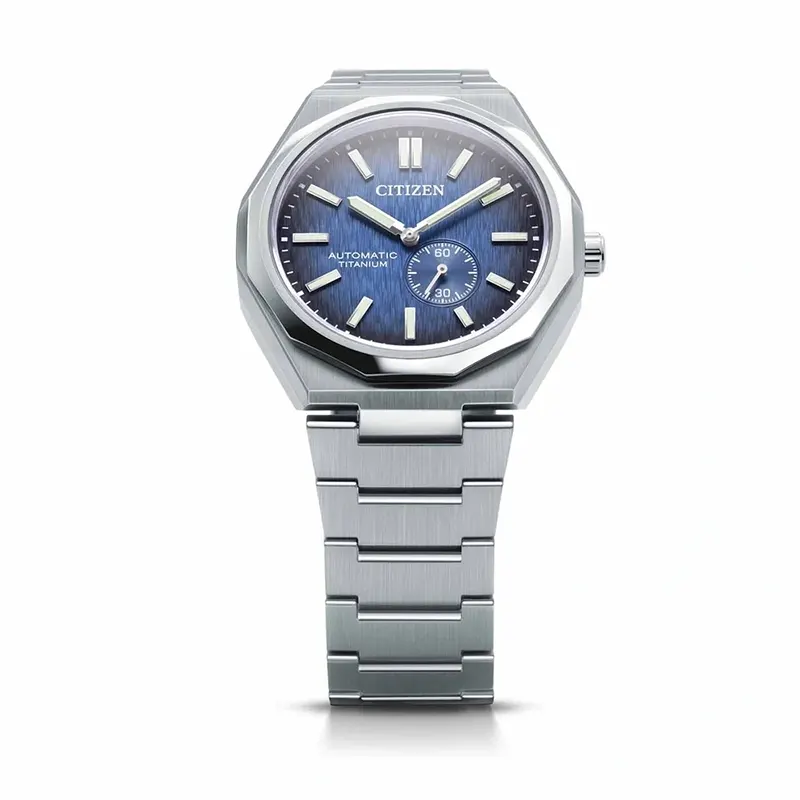 Citizen Zenshin 60 Automatic Dark Blue Dial Super Titanium Men’s Watch | NK5020-58M