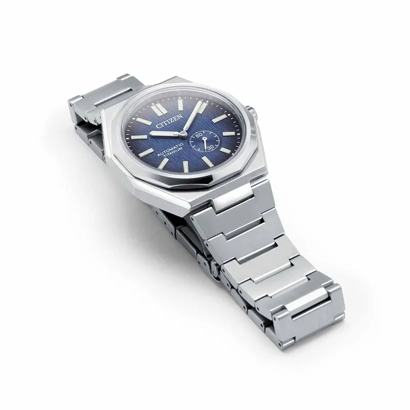 Citizen Zenshin 60 Automatic Dark Blue Dial Super Titanium Men’s Watch | NK5020-58M