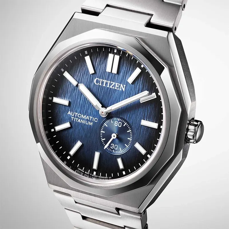 Citizen Zenshin 60 Automatic Dark Blue Dial Super Titanium Men’s Watch | NK5020-58M