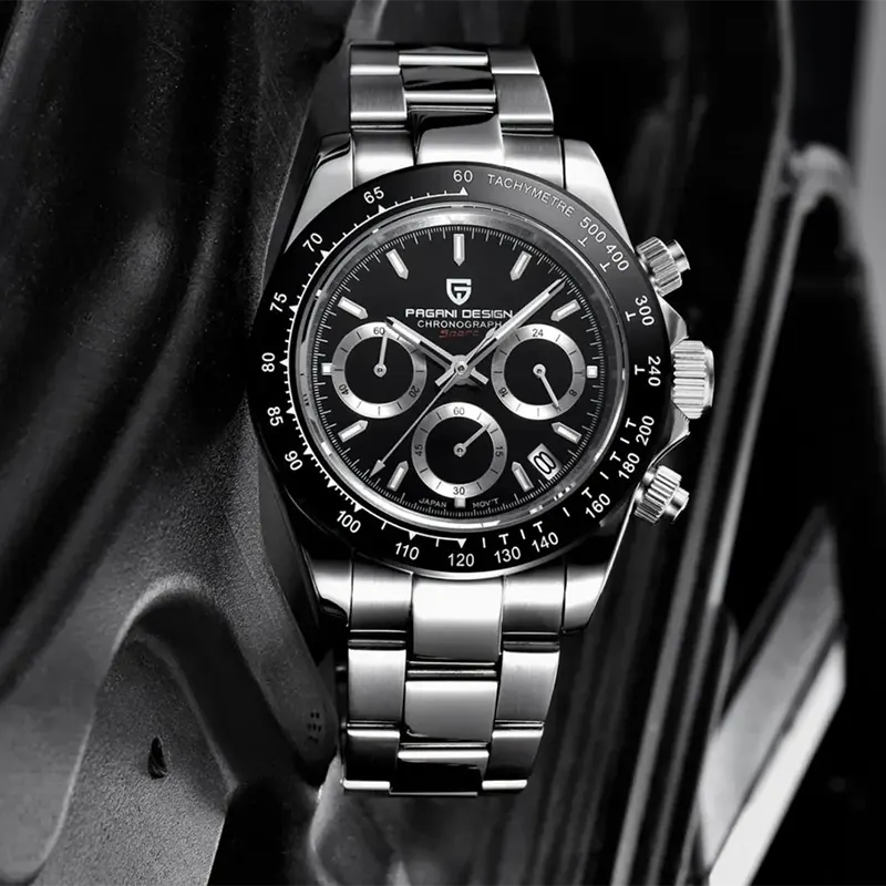 Pagani Design PD-1644 Daytona Black Dial Men's Watch