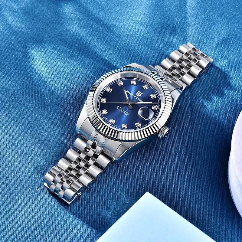 Pagani Design Datejust Blue Dial Automatic Men's Watch | PD-1645