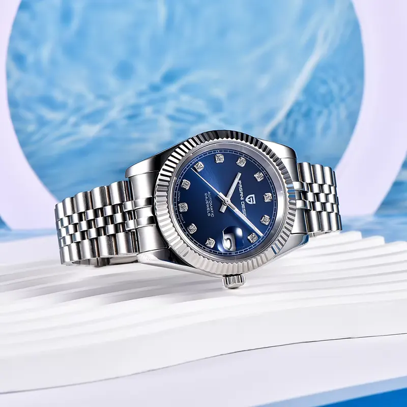 Pagani Design Datejust Blue Dial Automatic Men's Watch | PD-1645