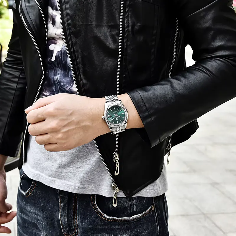 Pagani Design PD-1645 Datejust Green Dial Men's Watch