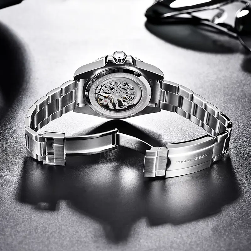 Pagani Design Skeleton Automatic Black Dial Men's Watch | PD-1659