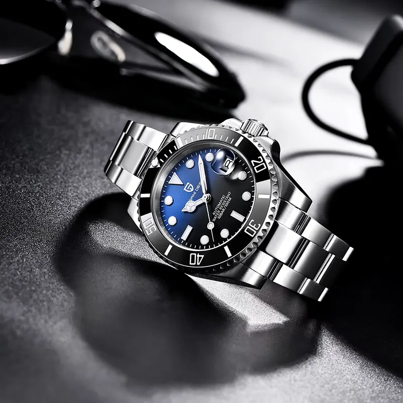 Pagani Design PD-1661 Submariner Automatic Black-Blue Dial Men's Watch