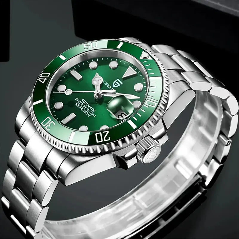 Pagani Design Submariner Hulk Green Dial Automatic Men's Watch | PD-1661