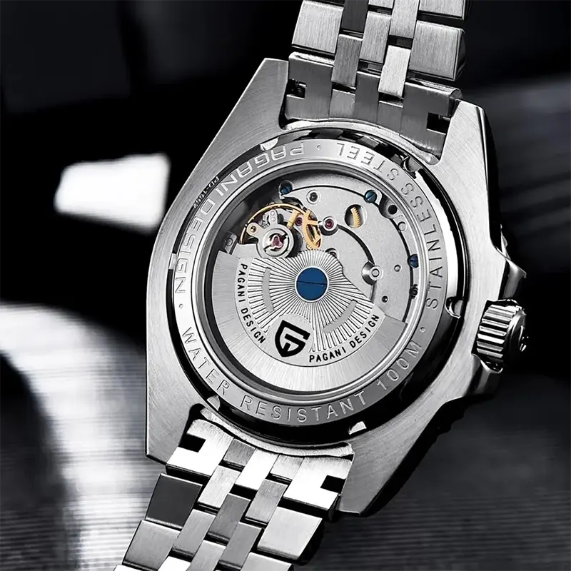 Pagani Design PD-1662 GMT-Master Jubilee Black Dial Men's Watch