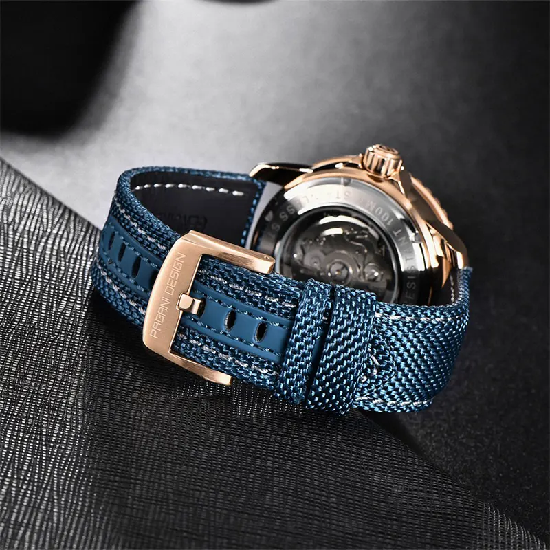 Pagani Design Fifty Fathoms Open Heart Blue Dial Men's Watch | PD-1674