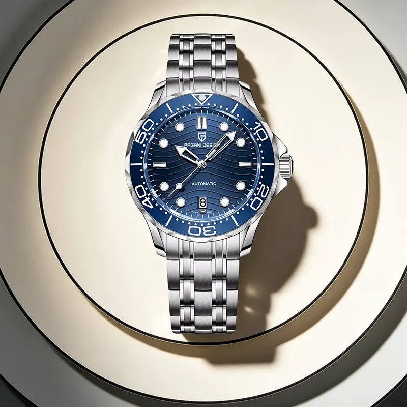 Pagani Design Seamaster Blue Dial Automatic Men's Watch | PD-1685