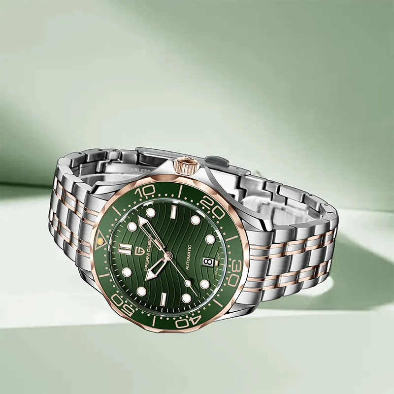 Pagani Design PD-1685 Green Dial Two-tone Men's Watch