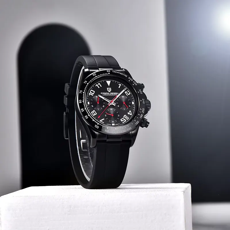 Pagani Design Daytona Chronograph Black Dial Men's Watch | PD-1687