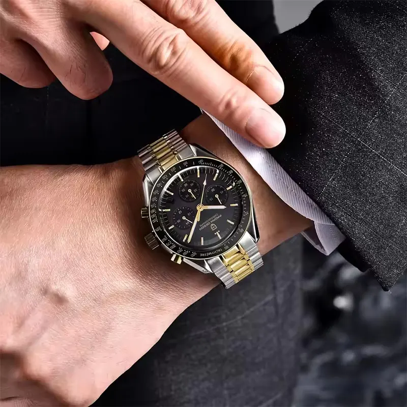 Pagani Design Speedmaster Chronograph Grey Dial Men's Watch | PD-1701