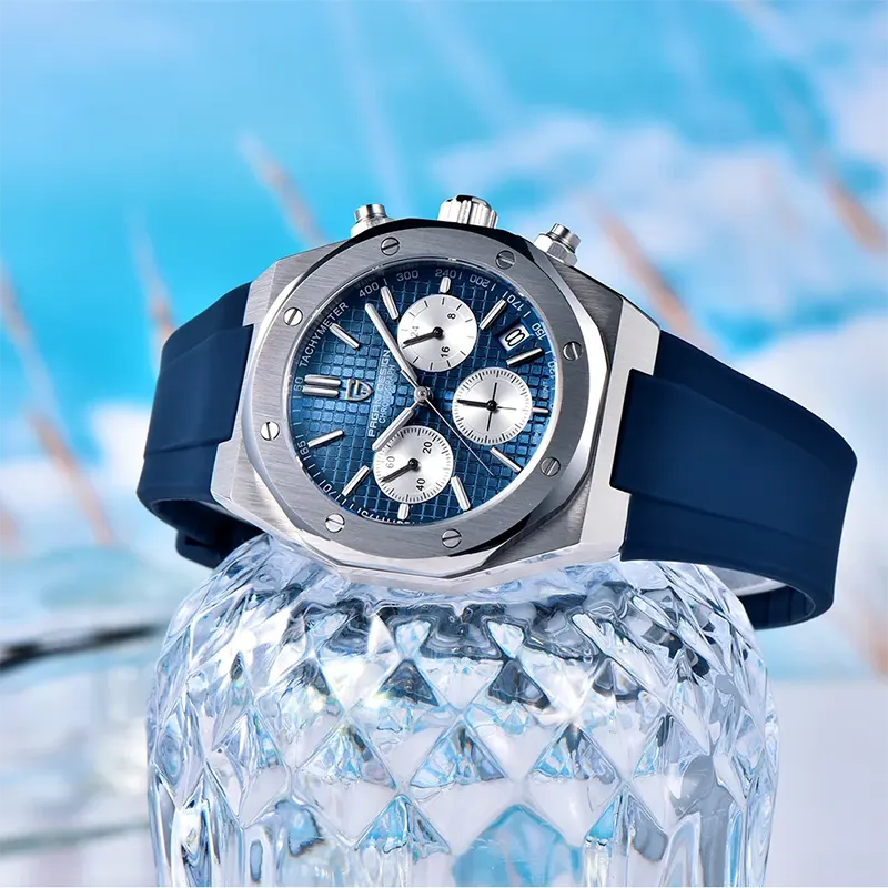 Pagani Design Royal Oak Chronograph Blue Dial Men's Watch | PD-1707
