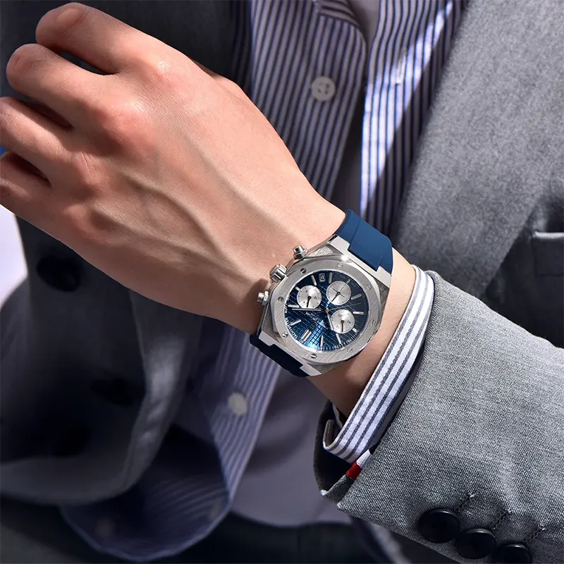 Pagani Design Royal Oak Chronograph Blue Dial Men's Watch | PD-1707