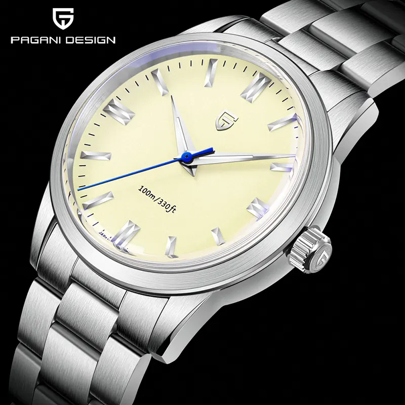 Pagani Design PD-1731 Mechaquartz Beige Dial Men's Watch