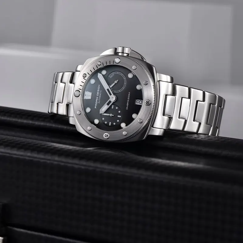 Pagani Design Diver's 200M Grey Dial Men's Watch | PD-1767