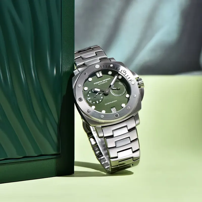 Pagani Design Diver's 200M Green Dial Men's Watch | PD-1767