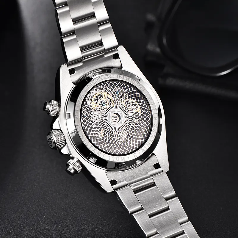Pagani Design Daytona Skeleton Automatic Black Dial Men's Watch | PD-1777