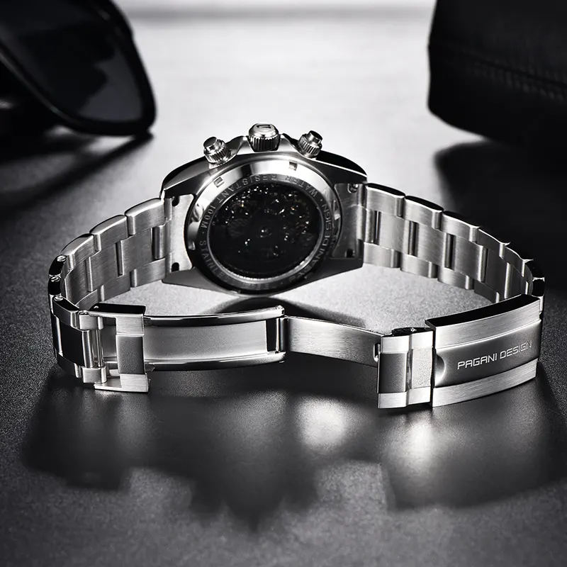 Pagani Design Daytona Skeleton Automatic Black Dial Men's Watch | PD-1777