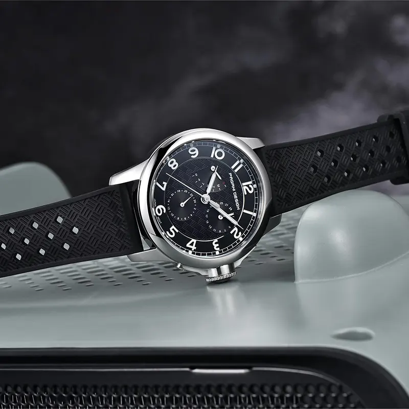 Pagani Design Multi-Function Black Dial Men's Watch | PD-1780