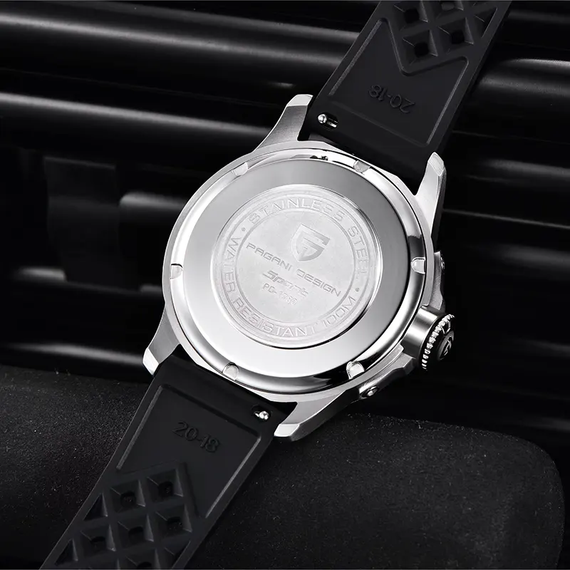 Pagani Design Multi-Function Black Dial Men's Watch | PD-1780