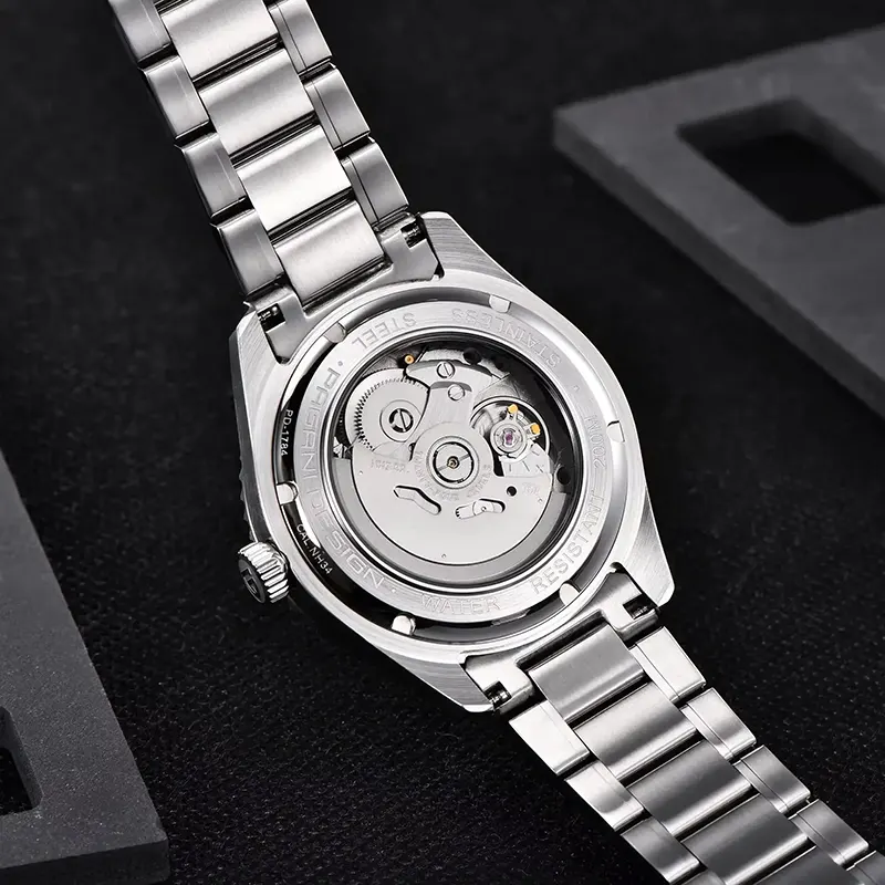 Pagani Design PD-1784 Spirit GMT Black Dial Automatic Men's Watch