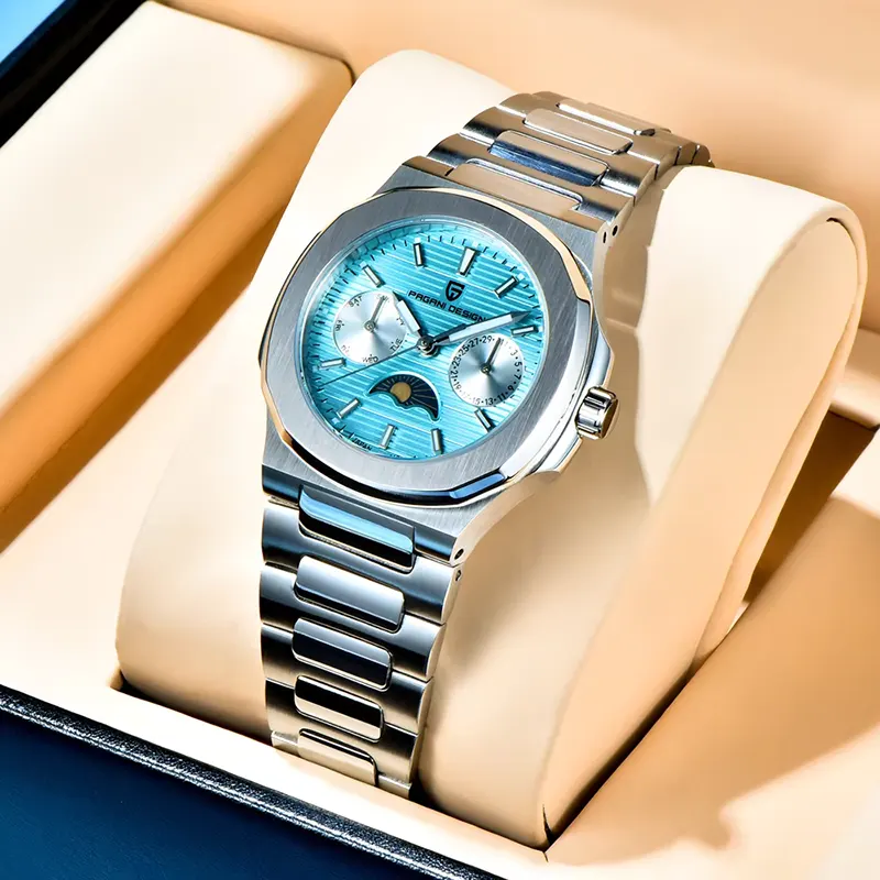 Pagani Design PD-1786 Nautilus Tiffany Blue Dial Ladies Watch