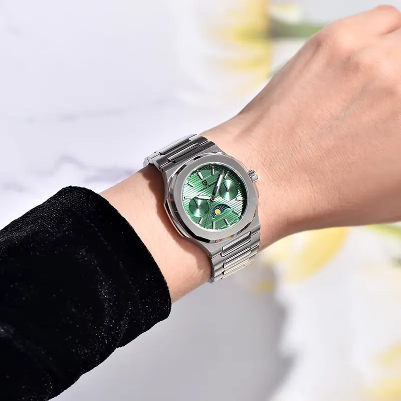 Pagani Design PD-1786 Nautilus Green Dial Ladies Watch