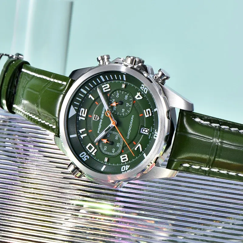 Pagani Design Chronograph Green Dial Men's Watch | PD-1811