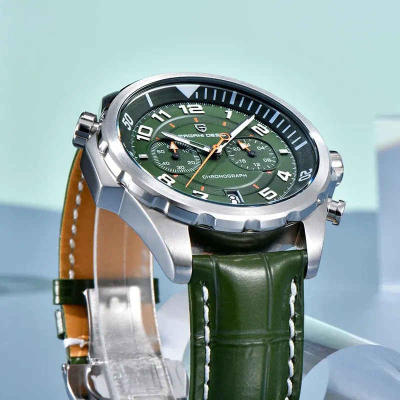 Pagani Design Chronograph Green Dial Men's Watch | PD-1811