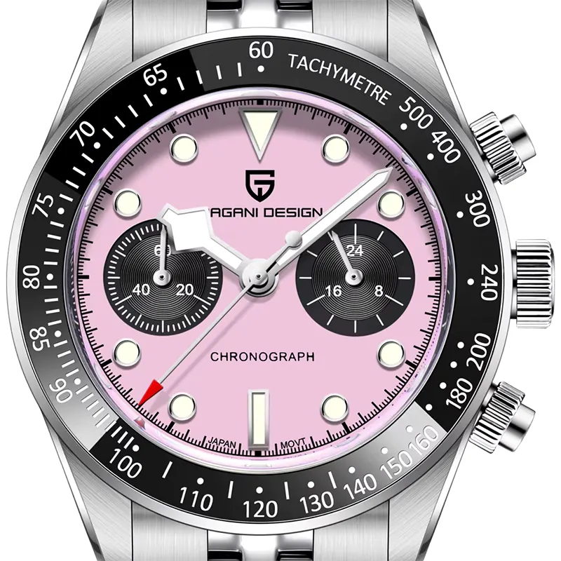 Pagani Design Black Bay Chrono Panda Men's Watch | PD-1813