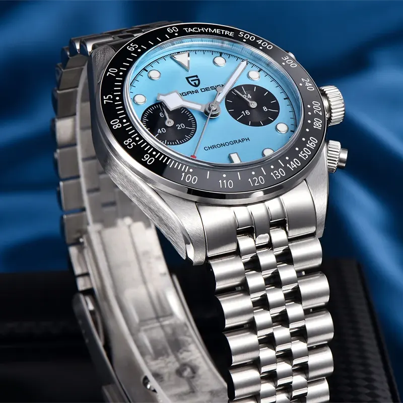 Pagani Design Black Bay Panda Tiffany Dial Men's Watch | PD-1813