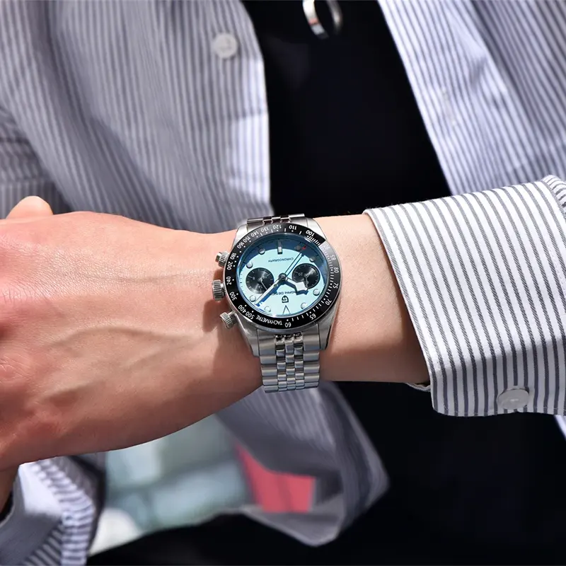 Pagani Design Black Bay Panda Tiffany Dial Men's Watch | PD-1813