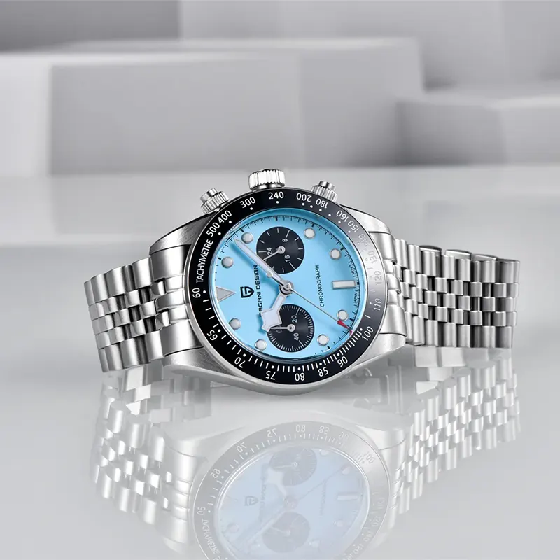 Pagani Design Black Bay Panda Tiffany Dial Men's Watch | PD-1813