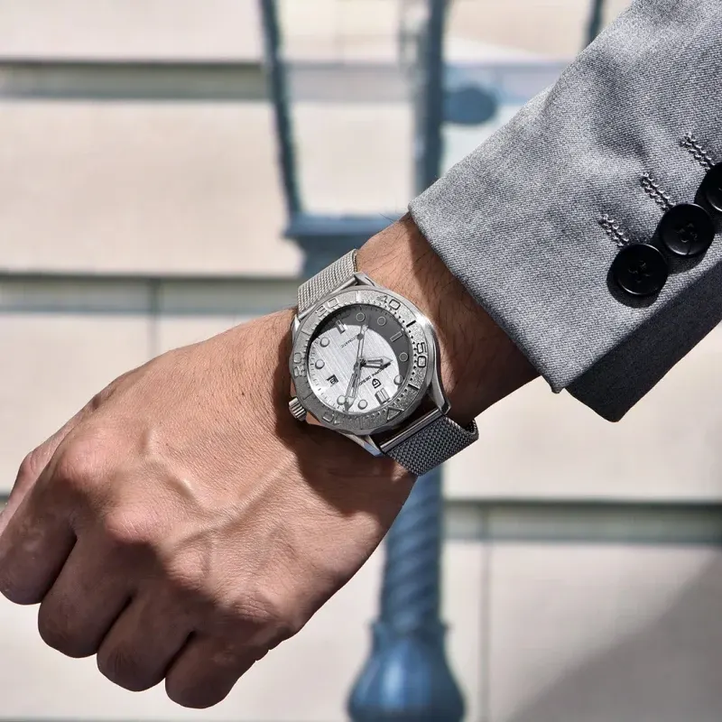 Pagani Design Grey Dial Automatic Men's Watch | PD-1818
