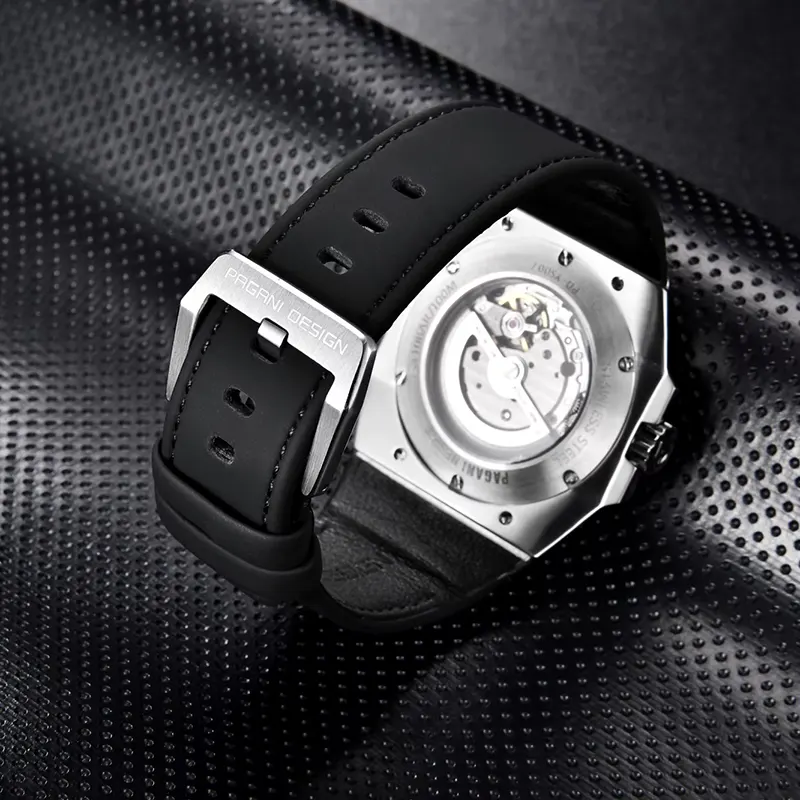 Pagani Design Skeleton Black Dial Automatic Men's Watch | PD-YS007