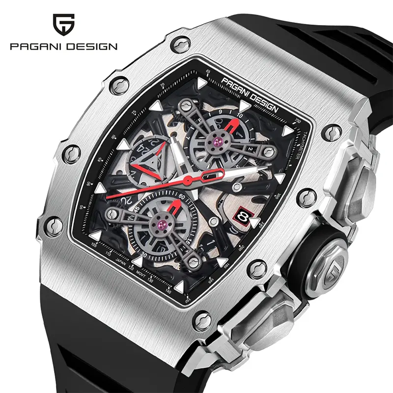 Pagani Design Chronograph Skeleton Dial Men's Watch | PD-YS011