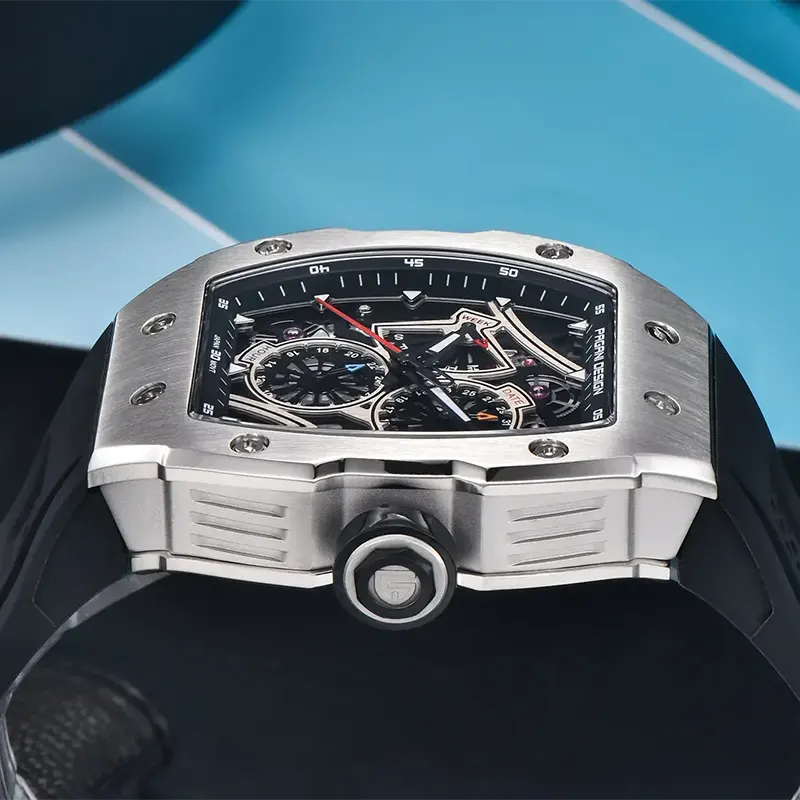 Pagani Design Multifunction Skeleton Dial Men's Watch | PD-YS012