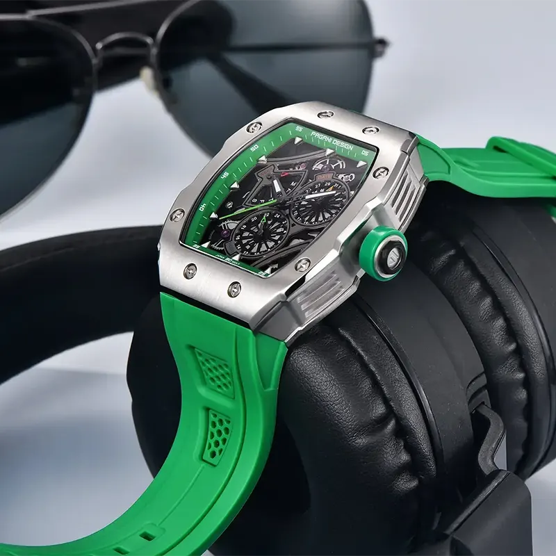 Pagani Design Multifunction Dial Silicone Men's Watch | PD-YS012