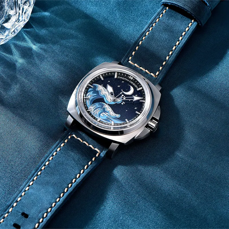 Pagani Design PD-YS014 Midnight Dragon Blue Dial Automatic Men's Watch