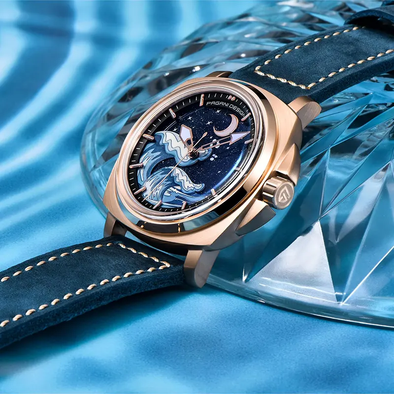 Pagani Design Midnight Dragon Automatic Blue Dial Men's Watch | PD-YS014