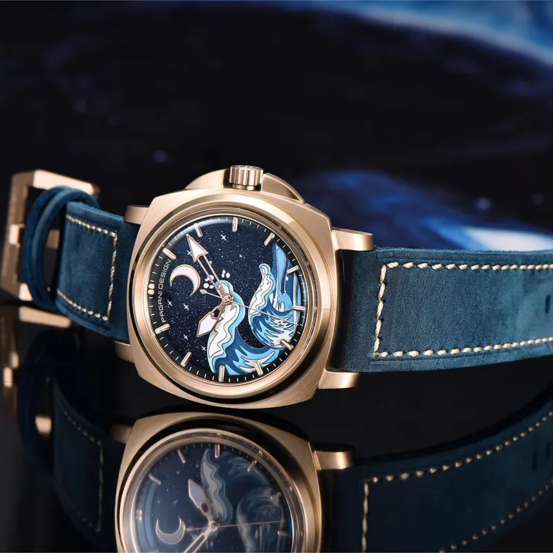Pagani Design Midnight Dragon Automatic Blue Dial Men's Watch | PD-YS014