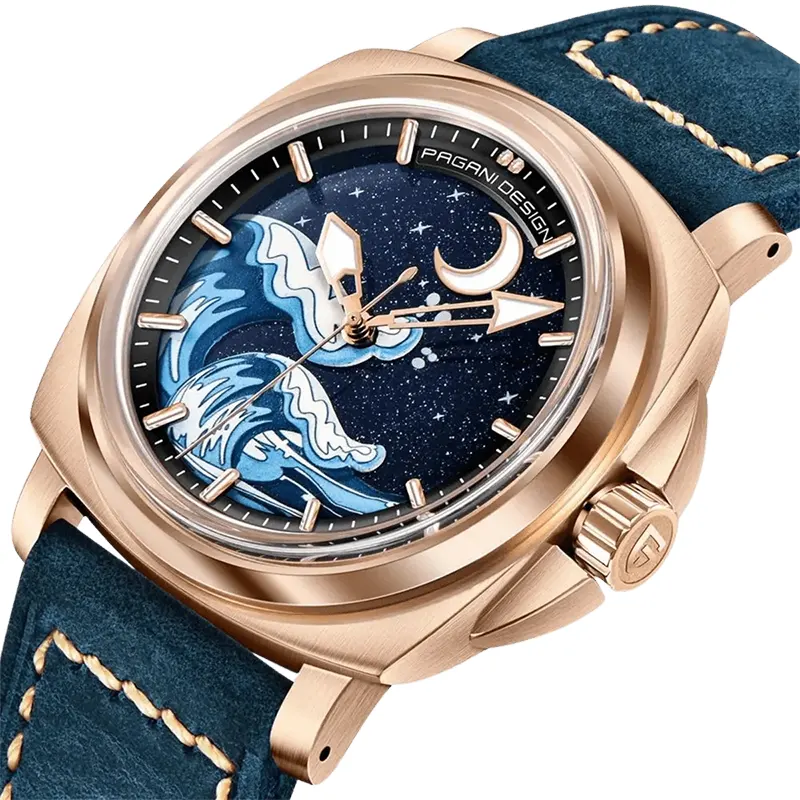 Pagani Design Midnight Dragon Automatic Blue Dial Men's Watch | PD-YS014