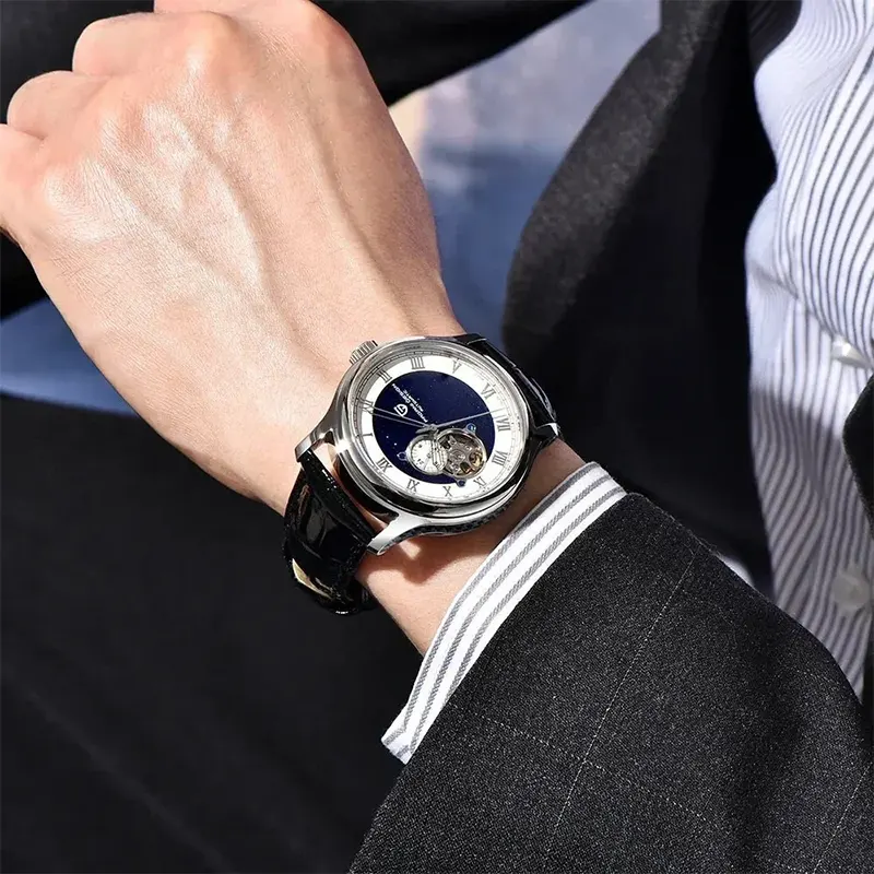 Pagani Design Tourbillon Blue Dial Automatic Men's Watch | PD-YS015