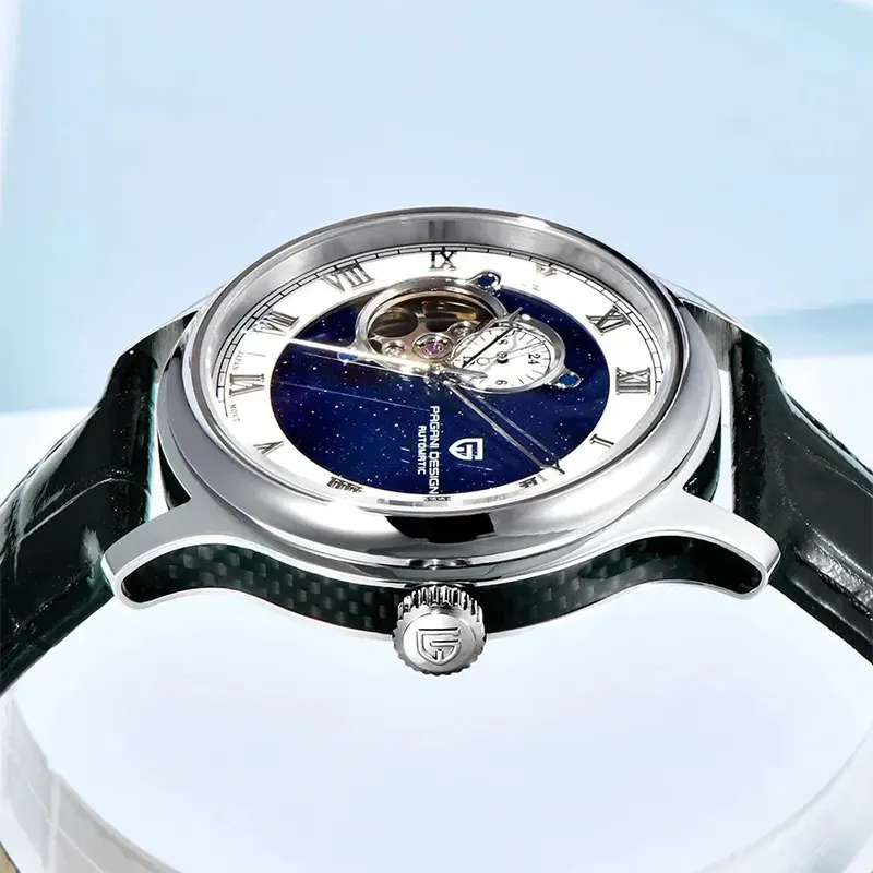 Pagani Design Tourbillon Blue Dial Automatic Men's Watch | PD-YS015