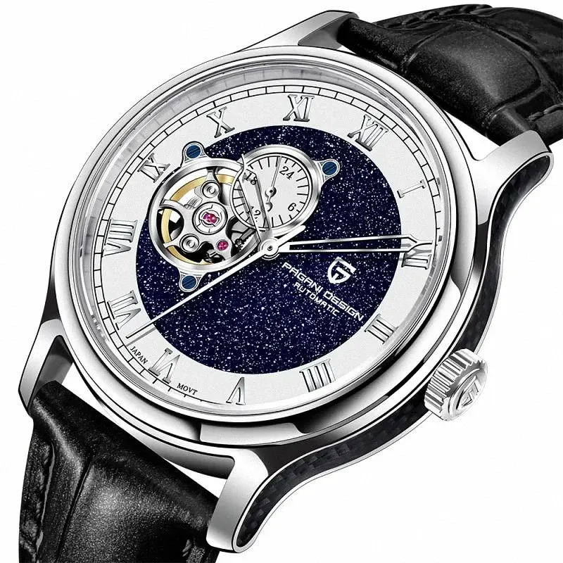 Pagani Design Tourbillon Blue Dial Automatic Men's Watch | PD-YS015