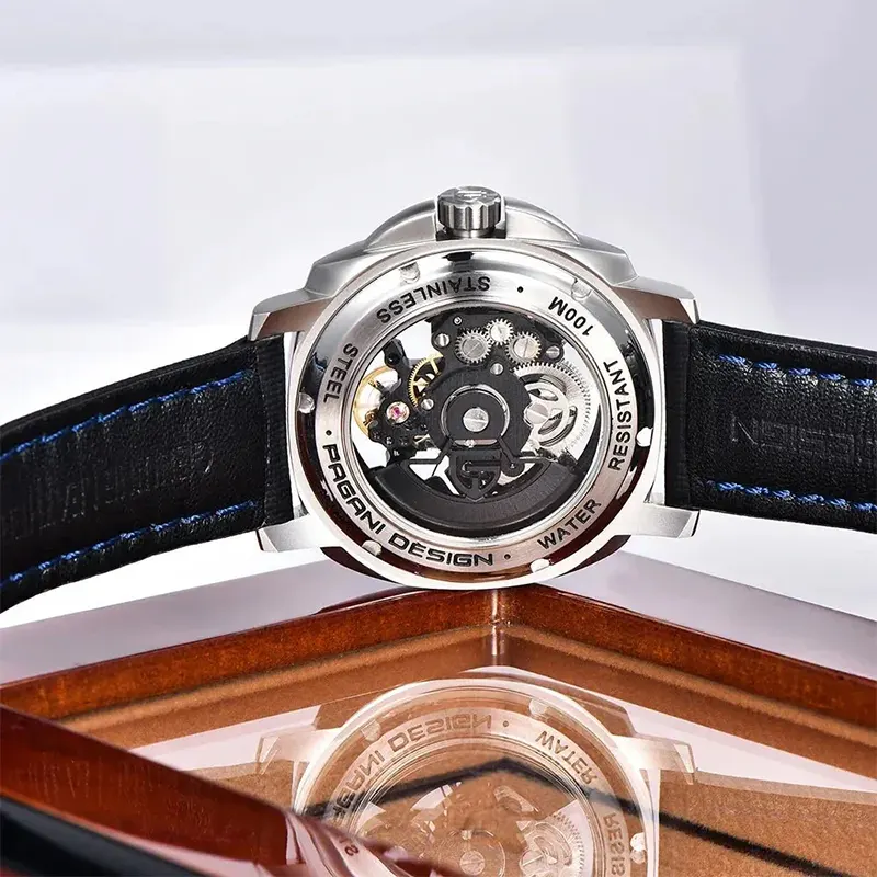 Pagani Design Tourbillon Black Skeleton Dial Automatic Men's Watch | PD-YS017