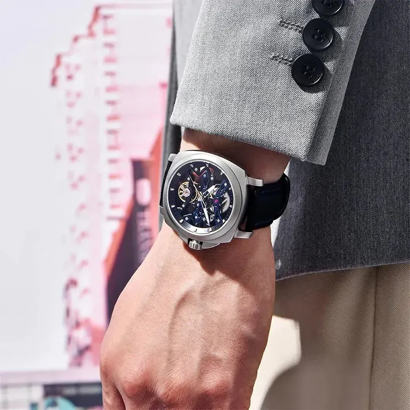 Pagani Design Tourbillon Black Skeleton Dial Automatic Men's Watch | PD-YS017
