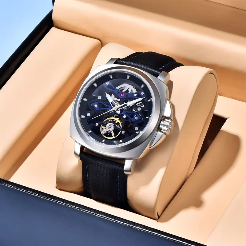 Pagani Design Tourbillon Black Skeleton Dial Automatic Men's Watch | PD-YS017
